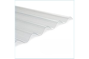 20 Pack Corrugated Greenhouse Panels - Flexible 72" L x 21" W...