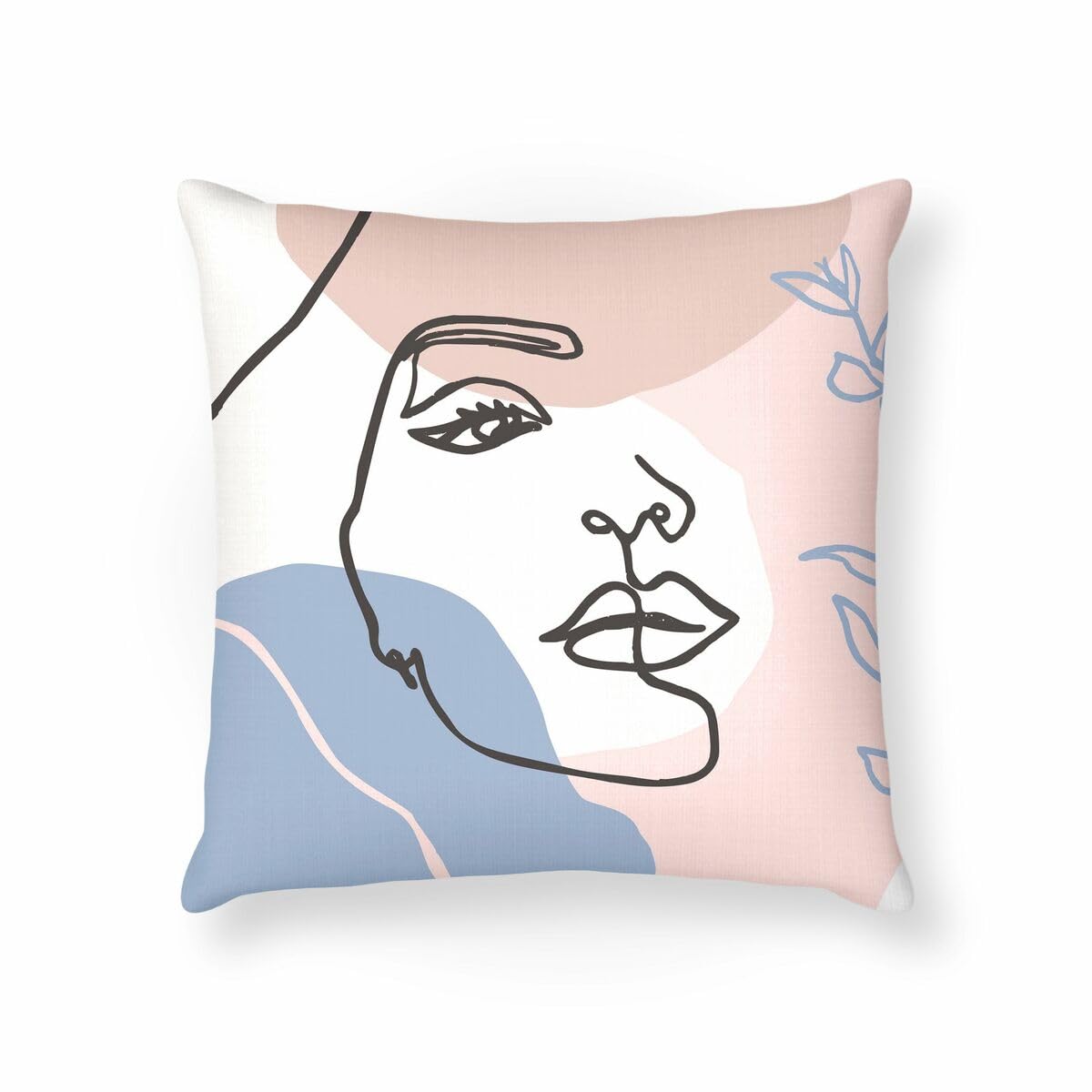 Belum Cushion with Filling Faces II B 45 x 10 x 45 cm Multi-Coloured