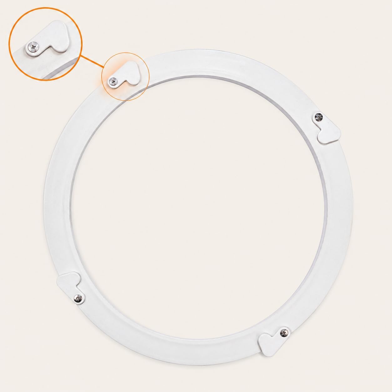 Flour Mill Accessories Combo | 11 Inch Plastic Ring with Nylon Jali & Cleaning Brush | Atta Chakki Spare Parts for Domestic Use | Easy Fit, Durable & Reusable — Amazon image 6