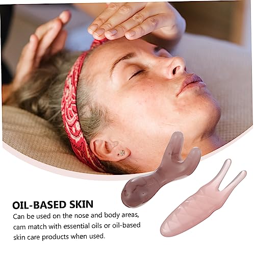 Beaupretty 4 Pçs Massageador Placa De Ponto De Gatilho Guasha Massagem Vara Palitos De Dente Titular