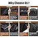 TIDING Genuine Leather Backpack for Men 15.6