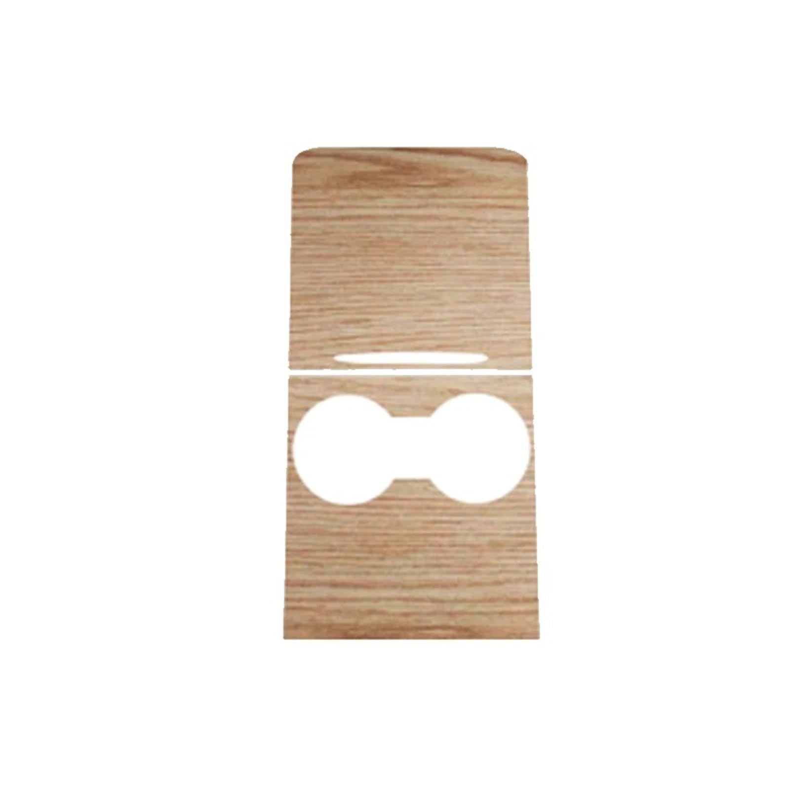 Interior Trim for Tesla for Mode3l Y 2021-23 Center Sticker Wood Center Console Panel Grain Film Central Control Car Dashboard Cover Sticker Auto Central Inner(Horizontal Stripes)