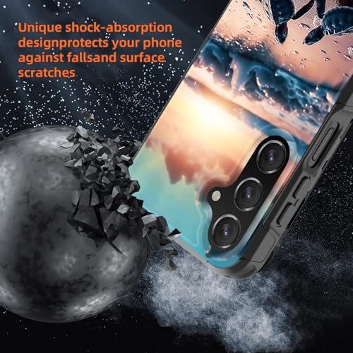 GFEWYTJYJ for Galaxy A16 5G Case,[10 FT Military Grade Drop Protection] Non-Slip Heavy Duty Shockproof Phone Case for Samsung Galaxy A16 5G 6.7 Inch 2024,Sea Turtles - image 2