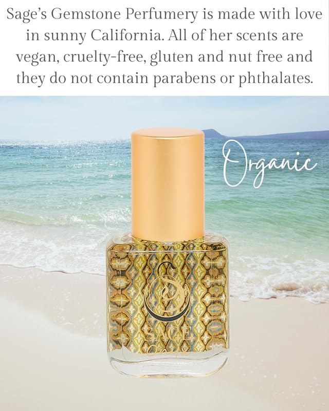 The Sage Lifestyle Onyx Roll On, Oil, Extract, Vanilla Perfume, Amber Oil, Sandalwood, Vanilla Musk, Coconut, Perfume for Women, Long Lasting, Gourmand Fragrance, Artisan, 1/4 oz, Travel Size Parfum - Image 5