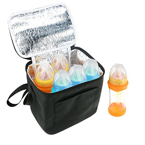 Breast Milk Baby Bottle Cooler Bag, Homga Breastmilk Insulated Cooler Tote Storage w/Air