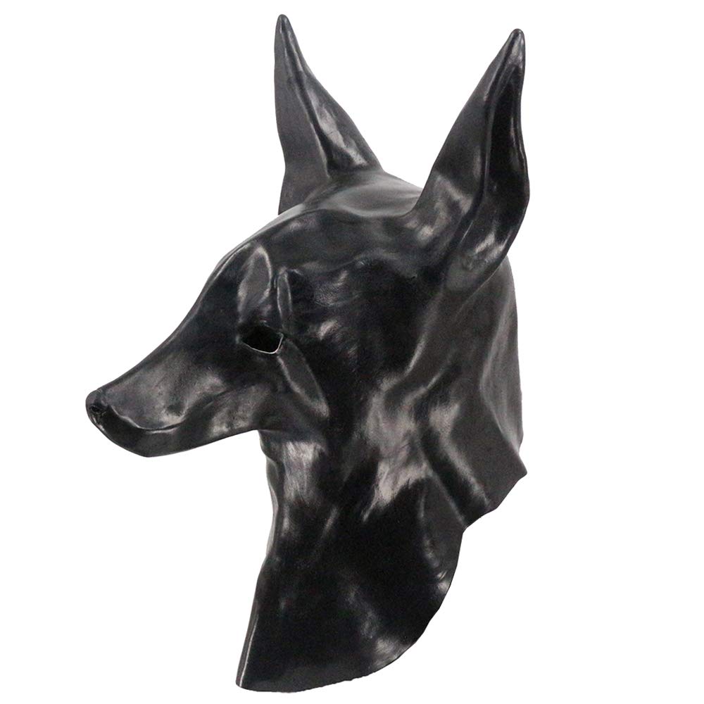 Anubis Mask Adult Latex Mask Egypt The Jackal God Costume 