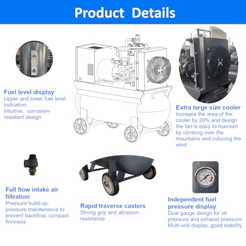 10HP Variable Speed Screw Compressor