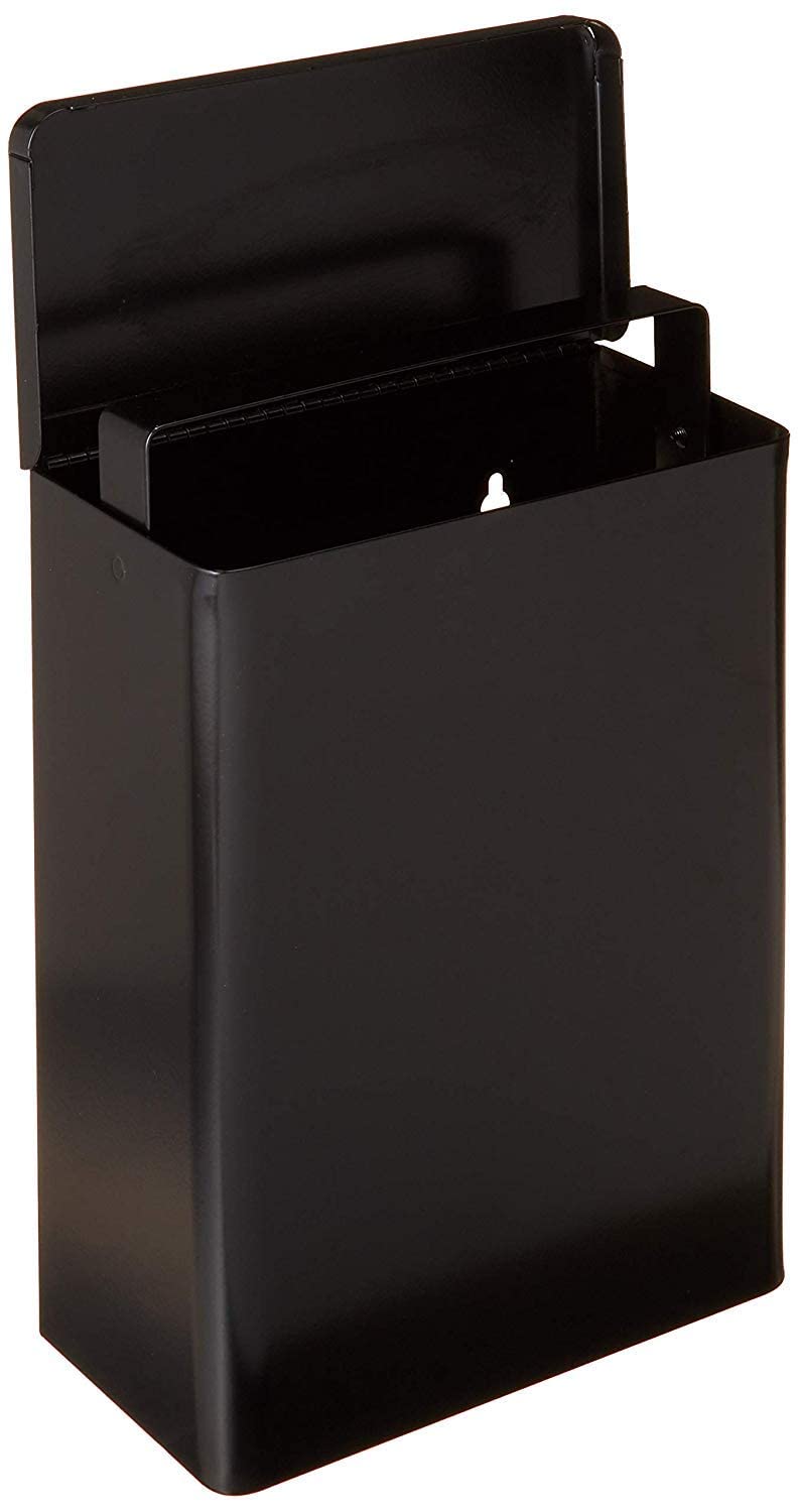 See full amazon price history chart for INDIAN DECOR 500788 Sanitary Napkin and Tampon Disposal Receptacle, Surface Mount, Steel, Black, Liner held in Place with Bracket INDIAN DECOR 500788 Sanitary Napkin and Tampon Disposal Receptacle, Surface Mount, Steel, Black, Liner held in Place with Bracket (B07P8G3Q6R) Amazon Price History, Amazon Price Tracker