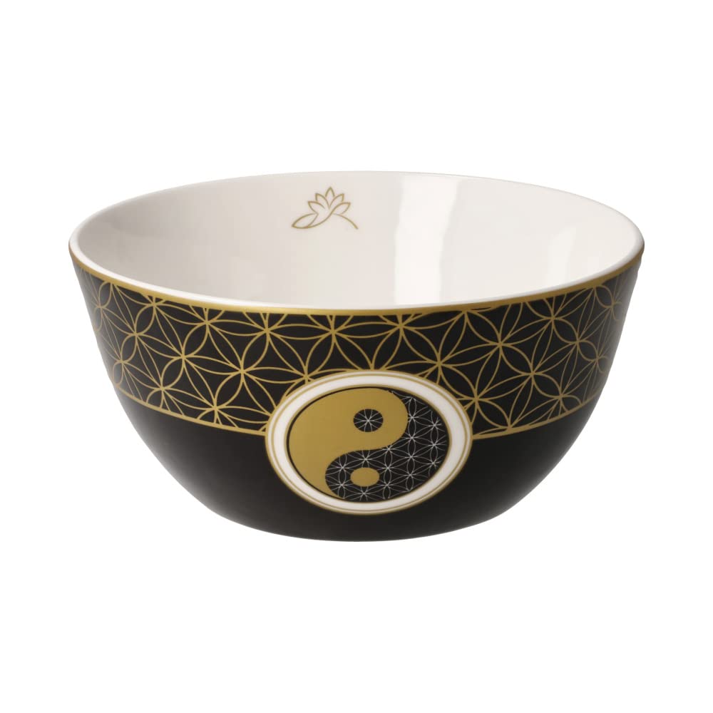 Goebel Bol Lotus Yin Yang noir pour vos rituels de thé zen