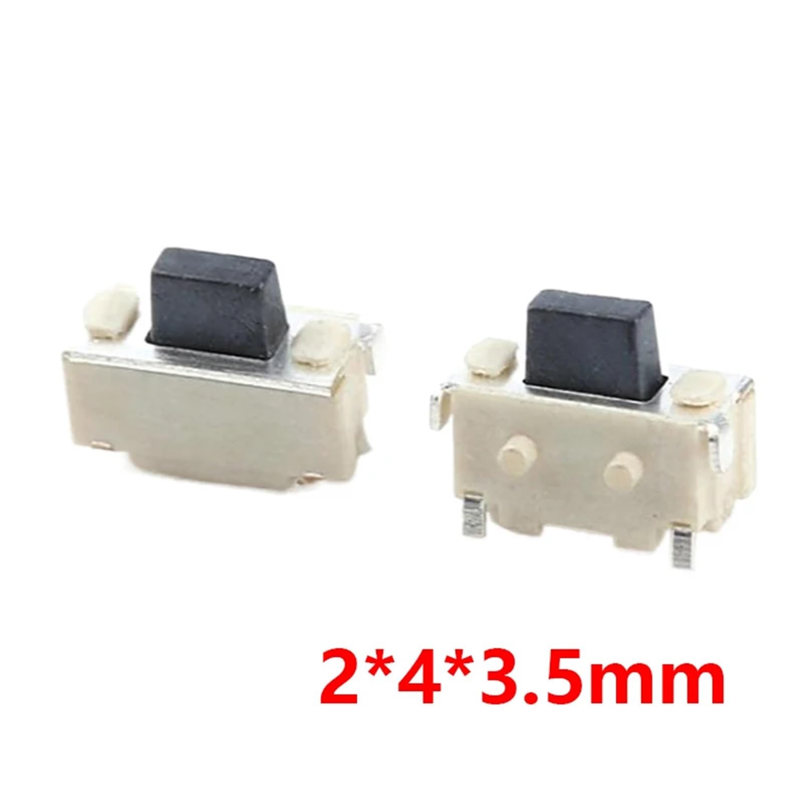50 sztuk SMT 2X4X3,5 MM przycisk dotykowy mikroprzełącznik chwilowy