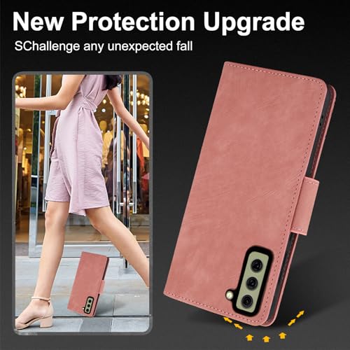 Étui Samsung S21 FE 5G Portefeuille Multi-Rangement avec Verre