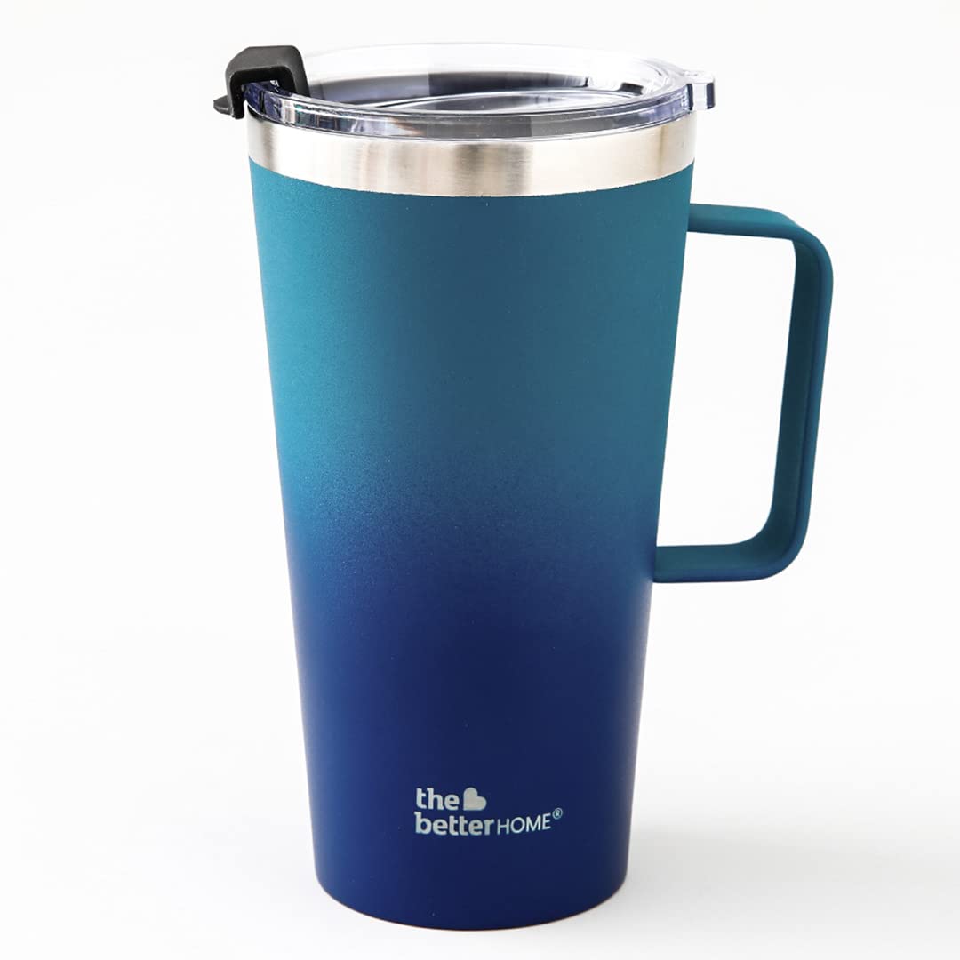 See full amazon price history chart for The Better Home 450 ml Insulated Coffee Cup Tumbler with Lid & Handle | Double Walled 304 Stainless Steel | Diwali Gift for Friends & Family | 6 hrs hot & Cold | Perfect for Home & Office | Aqua-Blue The Better Home 450 ml Insulated Coffee Cup Tumbler with Lid & Handle | Double Walled 304 Stainless Steel | Diwali Gift for Friends & Family | 6 hrs hot & Cold | Perfect for Home & Office | Aqua-Blue (B0BKTJLFVF) Amazon Price History, Amazon Price Tracker