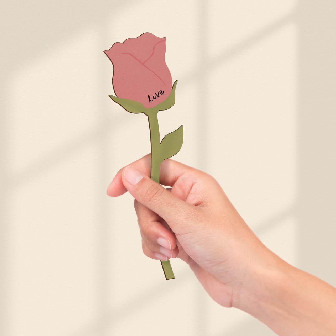 Wooden Flowers - Love