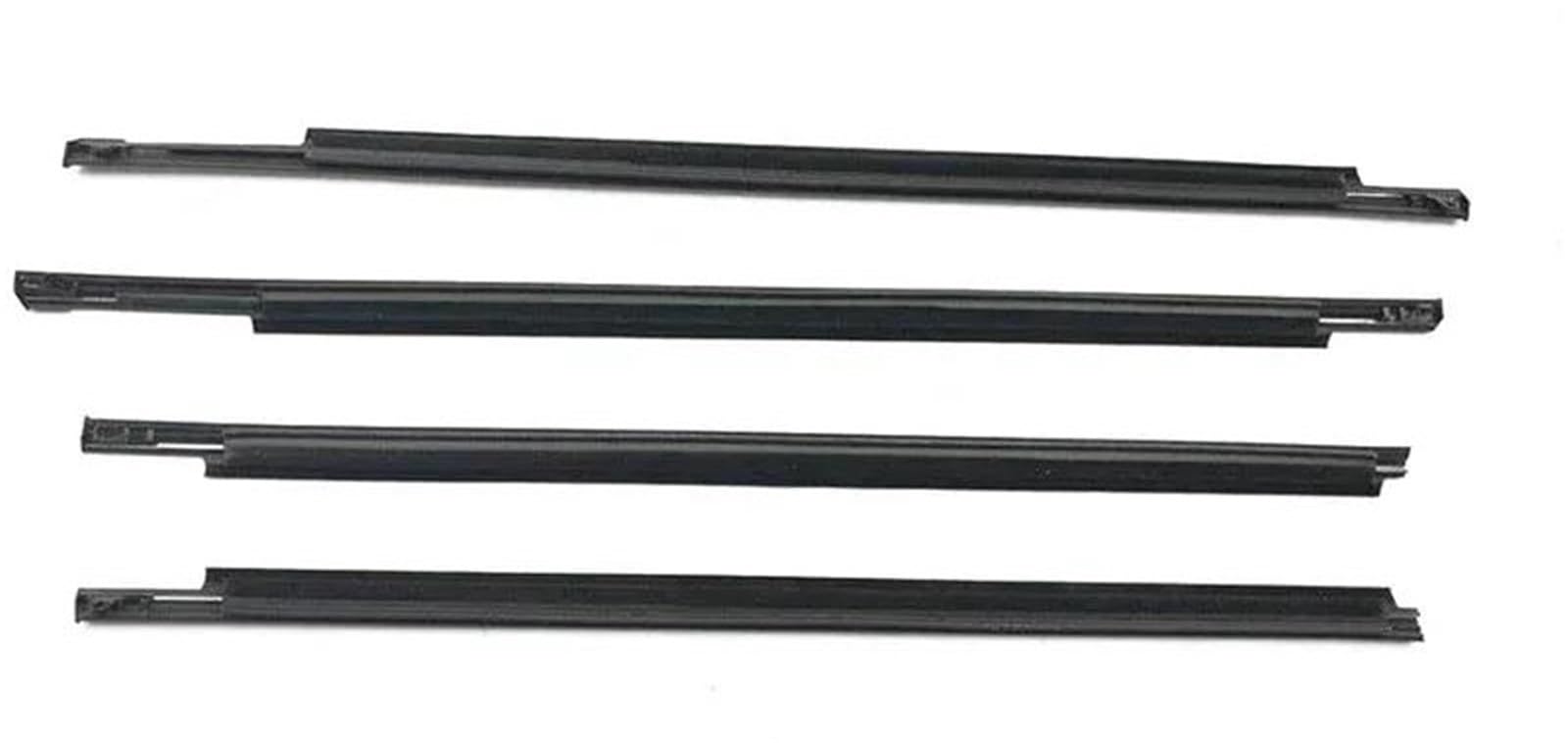 Tiras de sellado de puertas 4 Burletes Ventanas Puertas Laterales Cristales Exteriores Correa Goma Protector De Sellado Para Toyota Para Prius 2004-2009 Junta de goma parabrisas