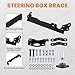 maXpeedingrods Steering Box Brace W/Flanged Bearing Kit for Jeep Cherokee XJ 1984-2001