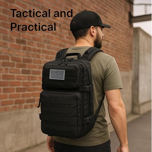 WESTEND 30L Tactical Backpack for Men – Military Assault Pack with MOLLE System, Heavy Duty Bug Out Bag for Outdoor Activity - Image 5