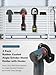 YAMTO Angle Grinder Tool Holder,2 Pack Universal Fit Thick Metal Wall Mount Holder Rack with Ruber Coat fits for 5 Inch Delwalt Makita Bosch Angle Grinder Tool,Heavy Duty Garage Organized Brackets