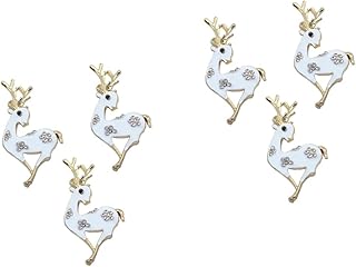 BESTOYARD 6 Peças De Resina De Natal Com Parte Traseira Plana Acessórios De Joias Acessórios De Presépio Acessórios De Capa De Telefone Acessórios De Concha De Telefone DIY Capa De Telefone