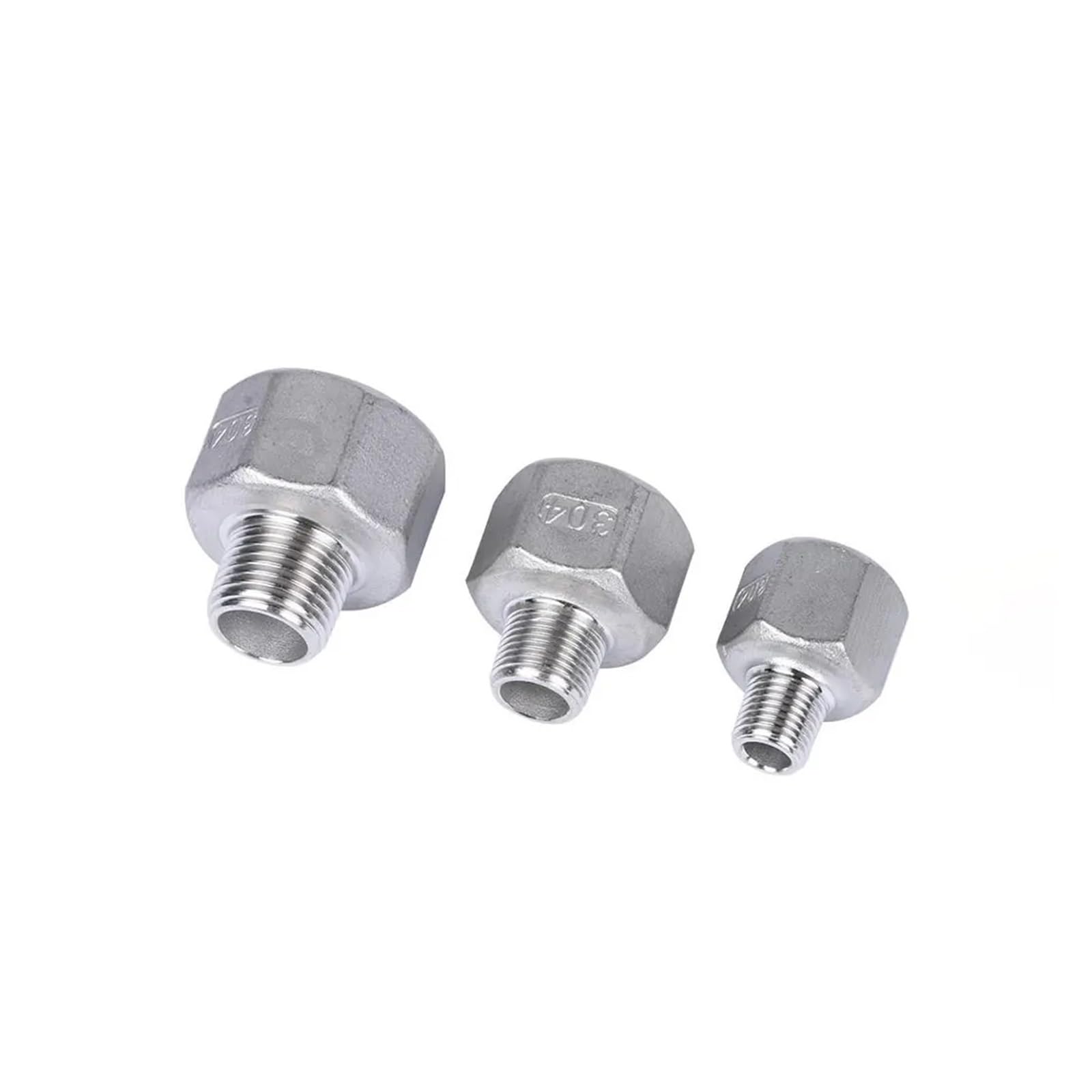 1/4 "3/8" 1/2 "3/4" 1 "1-1/4" 1-1/2 "2" acoplador reductor hexagonal hembra a macho conector de montaje de tubería de acero inoxidable 316 304(SS316L,2 To 2 Inch)