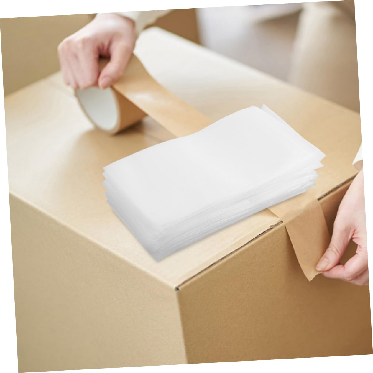 PartyKindom 1000pcs Fournitures D'emballage en Mousse Epe Légère pour Vaisselle et Mugs, Sachets de Rembourrage Efficaces pour Déménagement et Expéditions