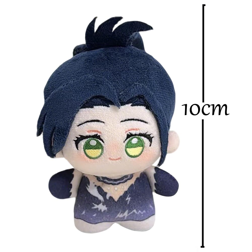 Hikaru Kamisaki/Inori Yuitsuka/Jun Yodaka Plüschfigur, niedlich, weich, gefüllt, 10 cm, Anime-Plüsch-Schlüsselanhänger, Schultaschen-Anhänger, Zubehör, 5 Stück