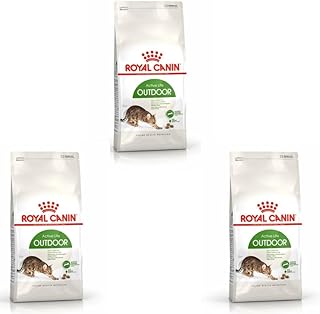 ROYAL CANIN Outdoor | 3 Pack | 3 x 400g | Dry Cat Food | For Adult Cats (from 1st to 7th Year) with Frequent Freewheel and Regular Exercise product image