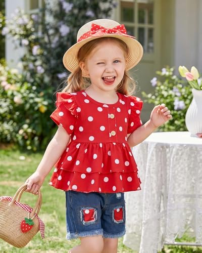 Image of NZRVAWS Girl Clothes Toddler Girls Summer Outfit Heart Tank Top+Pink Shorts 2 Piece Clothing for Girl 1 2 3 4 5 6 7 T