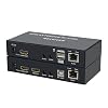 KVM EXTENDER 4K 120M RECEIVER,4K HDMI KVM Extender Over cat5e6 ethernet cable 120M HDMI USB Extender Video Audio Transmitter Receiver Support Keyboard Mouse