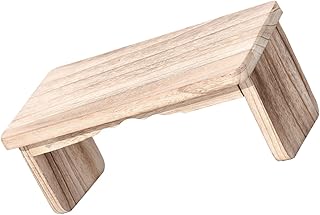 OHPHCALL Buddha Kneeling Stool Portable Collapsible Stool Wooden Bench Folding Bench Meditation Chair Japanese Meditation Stool Meditation Kneeling Stool Meditation Bench Kneel Sit Stool