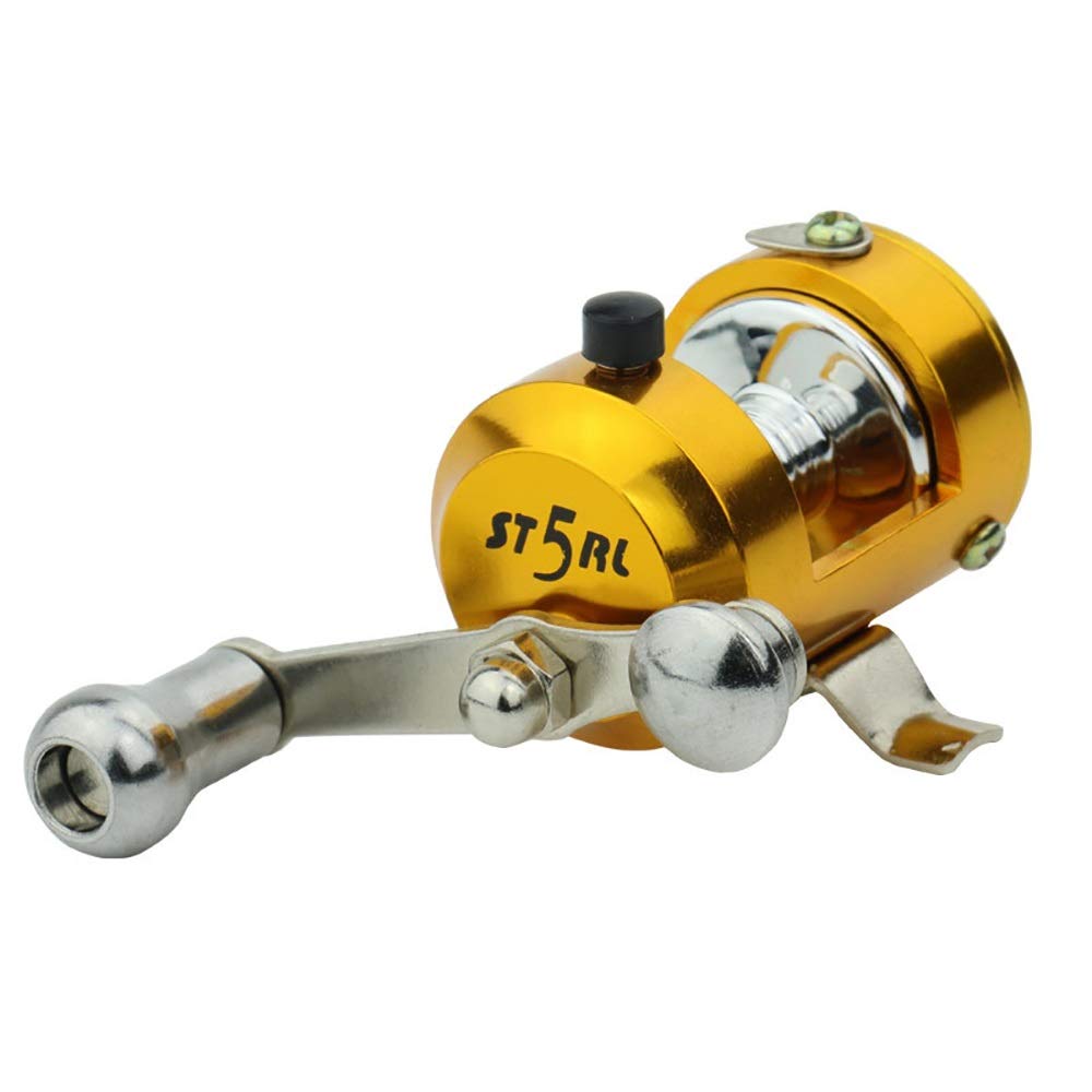 Amazon | ベイトリール 釣りリール ミニ2.1：1比率の遠心機械式