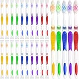 Codweny Bulk Toothbrushes 30 Pack Colorful Individually...