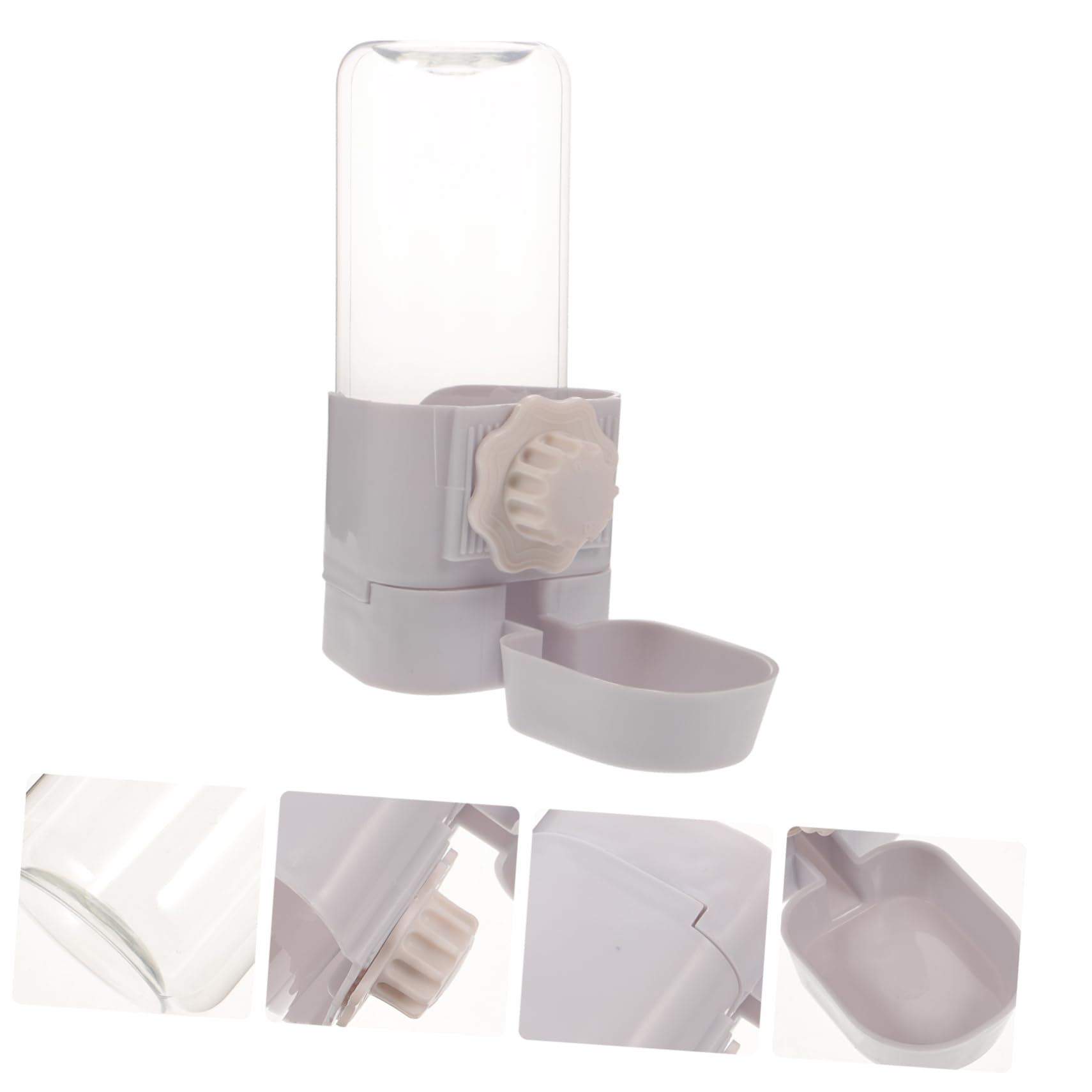 minkissy 3pezzi Dispenser per Animali Domestici Bottiglia Appesa per Cuccioli e Gatti Bevitore Automatico per Cani Facile da Pulire e Installare Materiale Durevole e Resistente