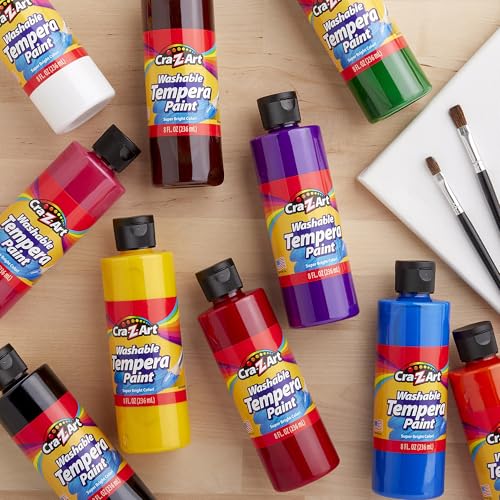 Cra-Z-Art 01610 Washable Tempera Paint Bulk Pack 10Ct thumb #2