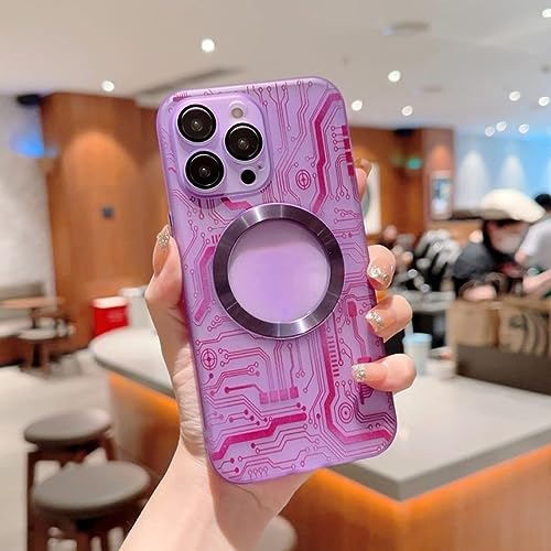Coque magnétique pour iPhone 13 ENILSA avec protection d'objectif