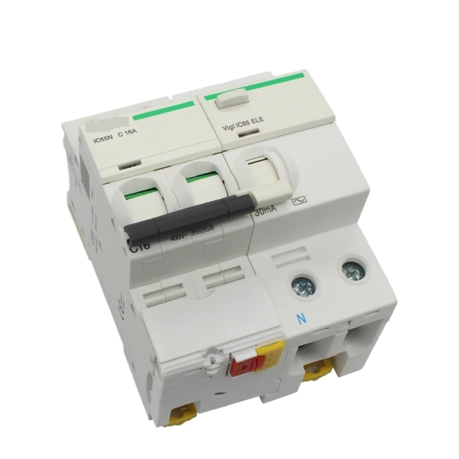 Wyłącznik dyspersyjny IC65 ELE 2P dwubiegunowy C16A 30MA typ AC230 V 50Hz Ochrona nadprądowa RCBO(16a)