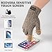 Bodvera Winter Wool Gloves for Men Warm Knitted Touchscreen Cold Weather Gloves for Running Driving