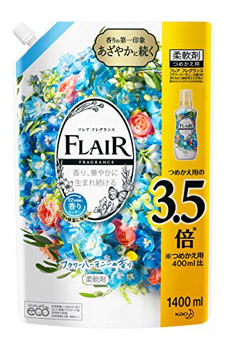 【大容量】ハミングフレア 柔軟剤フラワー&ハーモニー詰め替え大容量1400ml