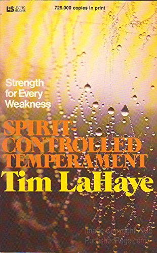 Spirit Controlled Temperament 0842364013 Book Cover