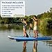 BETPOT Nautical Inflatable Stand Up Paddle Board, 10'6