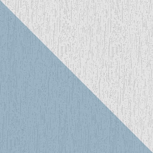 Papier peint aspect crépi Profhome 168917-GU papier peint intissé à peindre légèrement texturé à l'aspect crépi mat blanc 5,33 m2