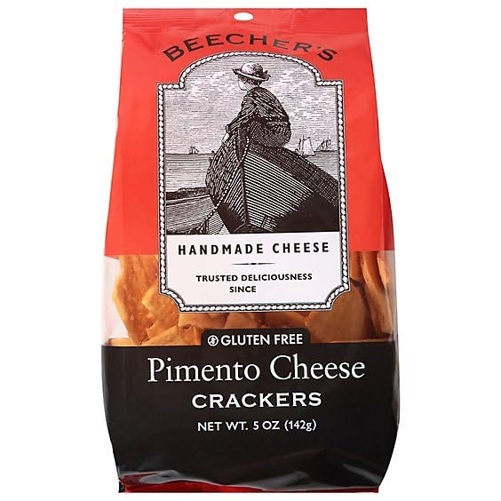 Beecher's Crackers Pimento Cheese 5 oz (Pack of 12)