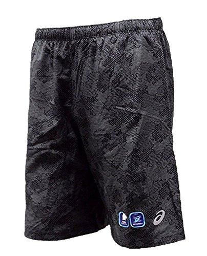 Asics Mens Active Shorts Reflective Stretch Drawstring, Black, Medium