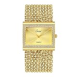 Weicam Women Simple Crystal Bangle Bracelet Analog Quartz Wrist Watches Gifts for Ladies