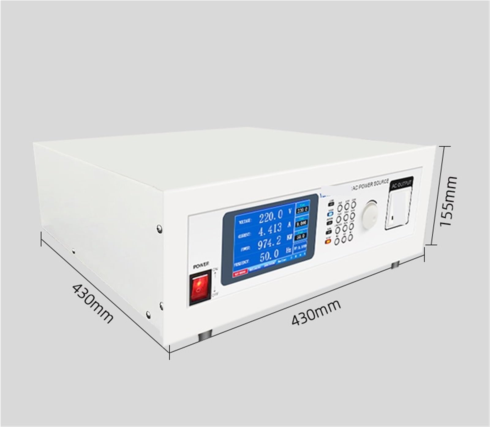 fuente de alimentación CC, Fuente de alimentación trifásica con convertidor frecuencia CA, programable, alta precisión y potencia, regulación estabilización voltaje(YP4050(500VA 0-300V))