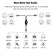 USB Splitter-wishacc USB 2.0 1 Female to 2 Male Y Splitter 2 Port Hub Adapter Cable