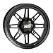 ITP SS216 Golf Cart Wheel Matte Black 12x7 (4/4) - (2+5) [12SB804]