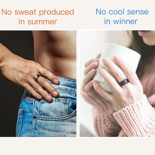 Intelligenter Ring: SMRT Gesundheits- und Fitnessring, intelligenter Gesundheits-Tracking-Ring, intelligenter tragbarer Ring mit 6 RFID-Karten f&uuml;r M&auml;nner, Kinder, Frauen, Geburtstagsgeschenk