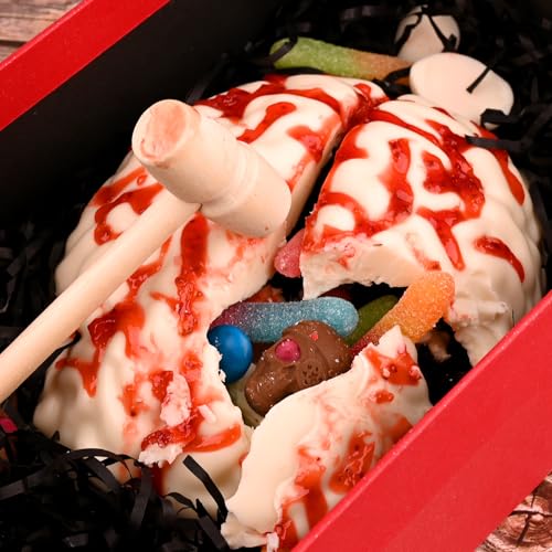 Image of Sakolla 2 Pack Halloween 3D Human Brain Silicone Molds | Food-grade Silicone Molds, Human Brain Shape Baking Molds for Chocolate Bomb, Jelly, Cake, Gelatin, Candle and Resin