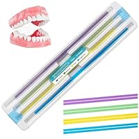 60 Stück Zahnschleifpapier, 4 Farben Dental Polieren Sand Streifen Zahnzwischenraumreinigung Zahnpolitur-Pflegewerkzeug Für die gründliche Zahnreinigung