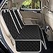Alfheim Housses de siège d'auto pour Chien, siège d'enfant imperméable et antidérapant, Protecteur de siège arrière Lavable Durable Contre Les Rayures Universel pour Voiture, camions, SUV (Noir)